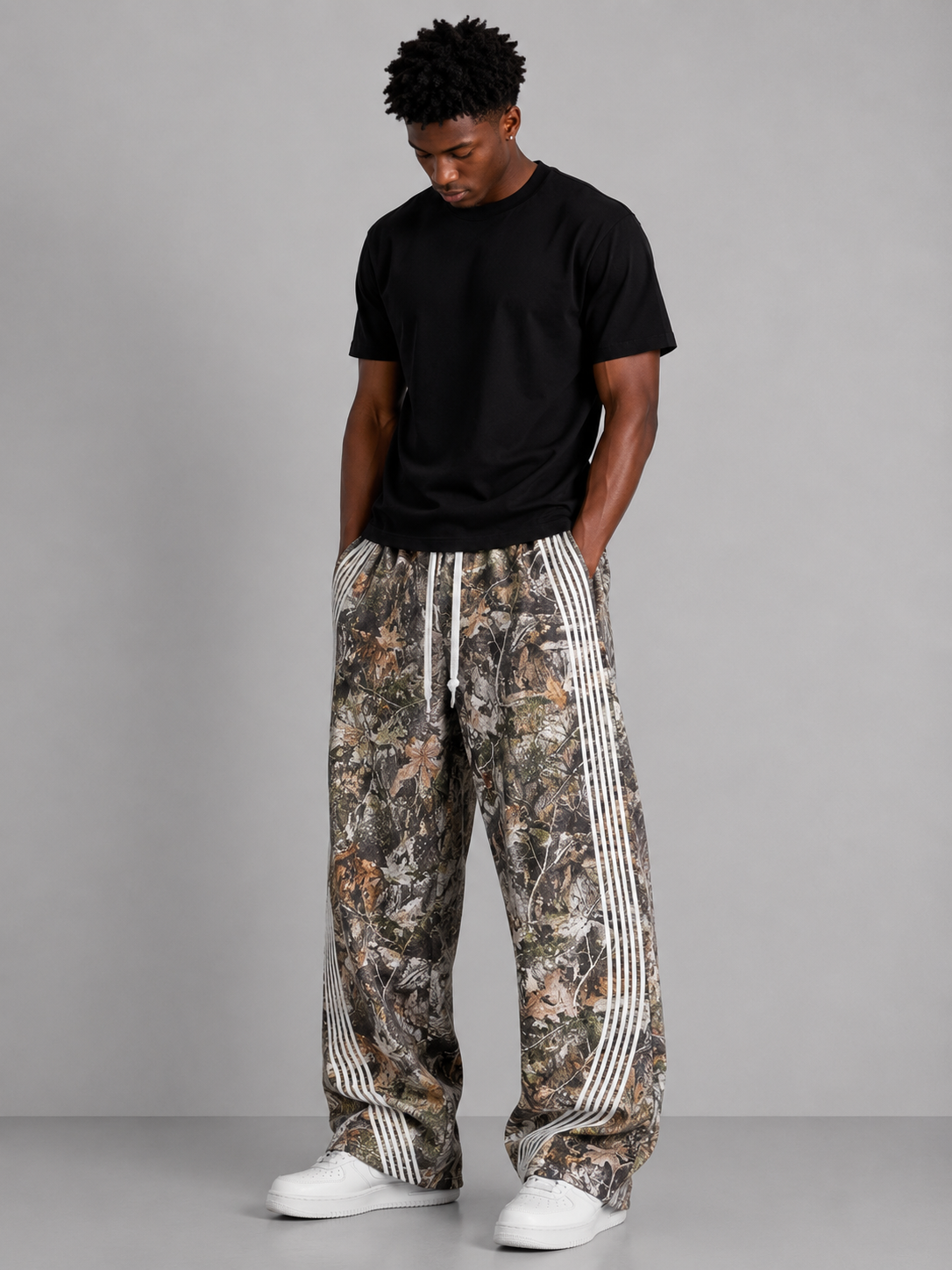Striped Fleece Pants