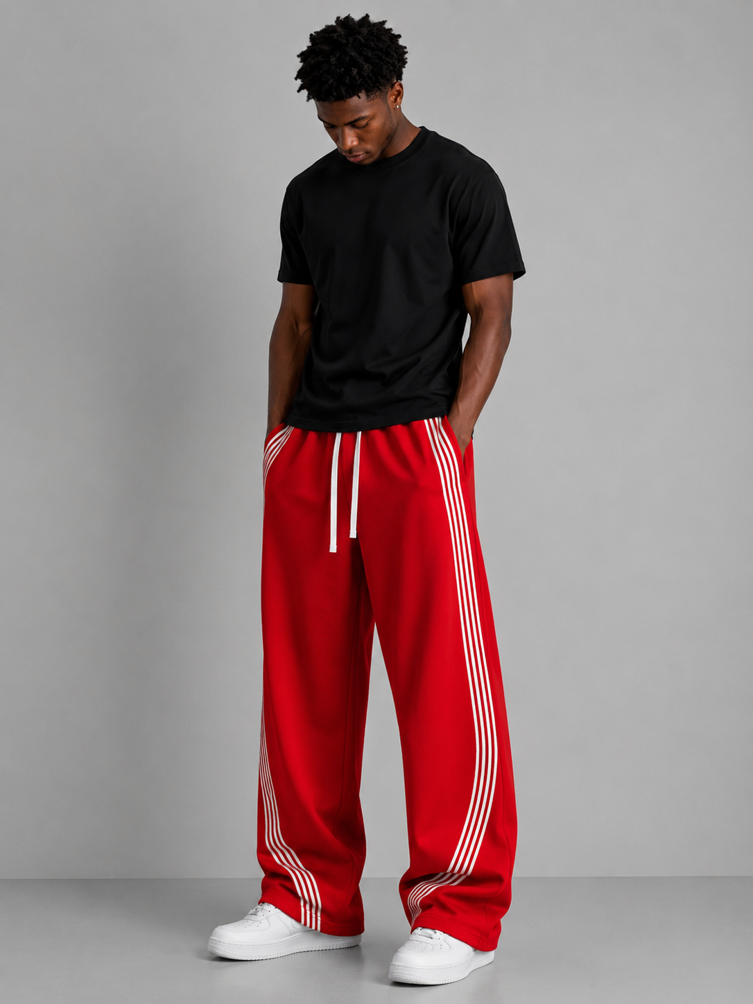 Striped Fleece Pants