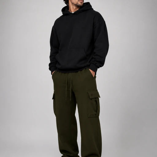 Fleece Cargo Pants