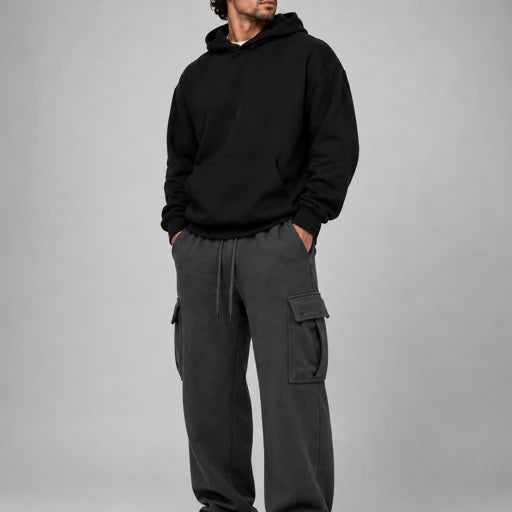 Fleece Cargo Pants