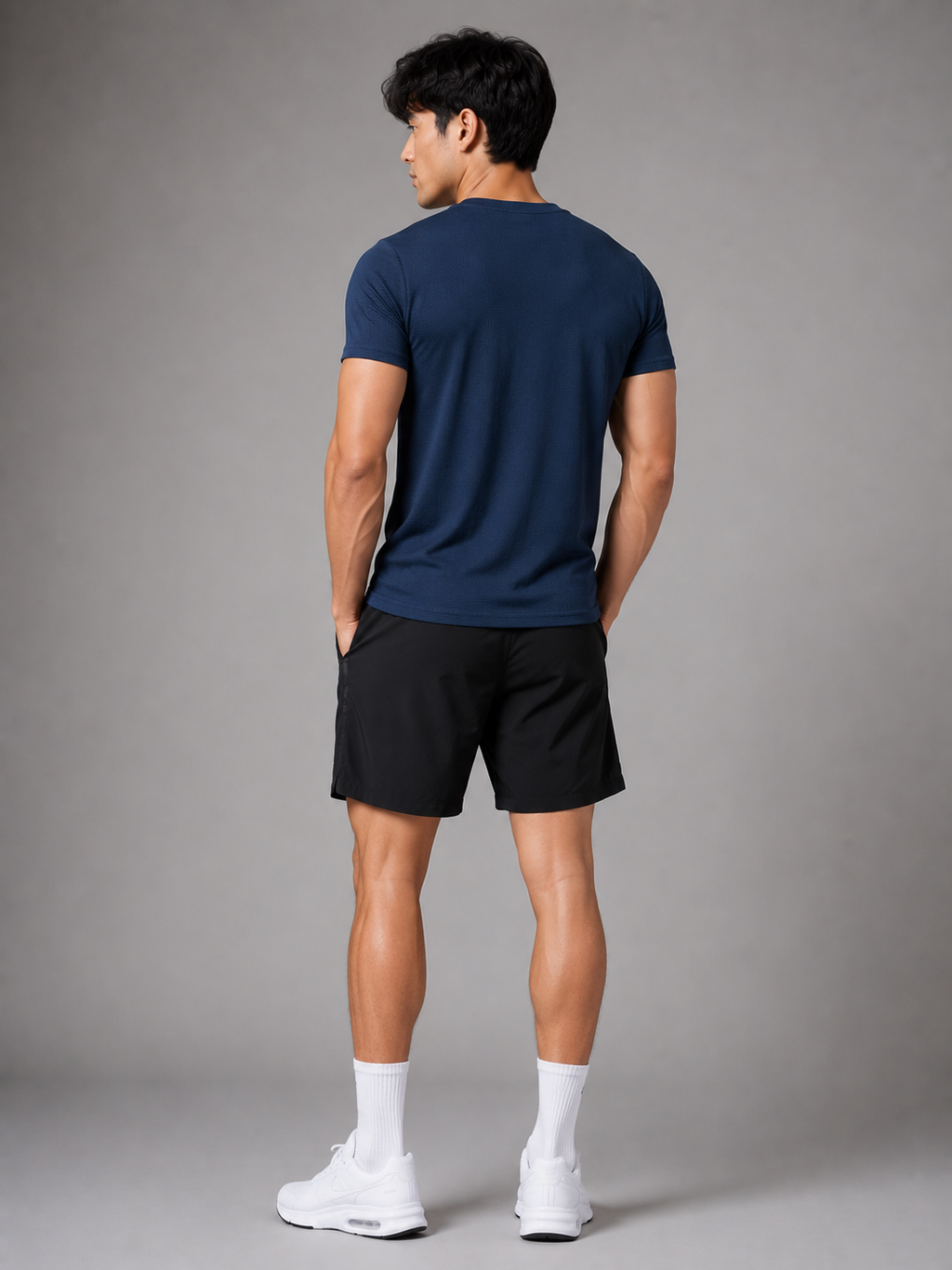 Plain Waffle Knit Shirt