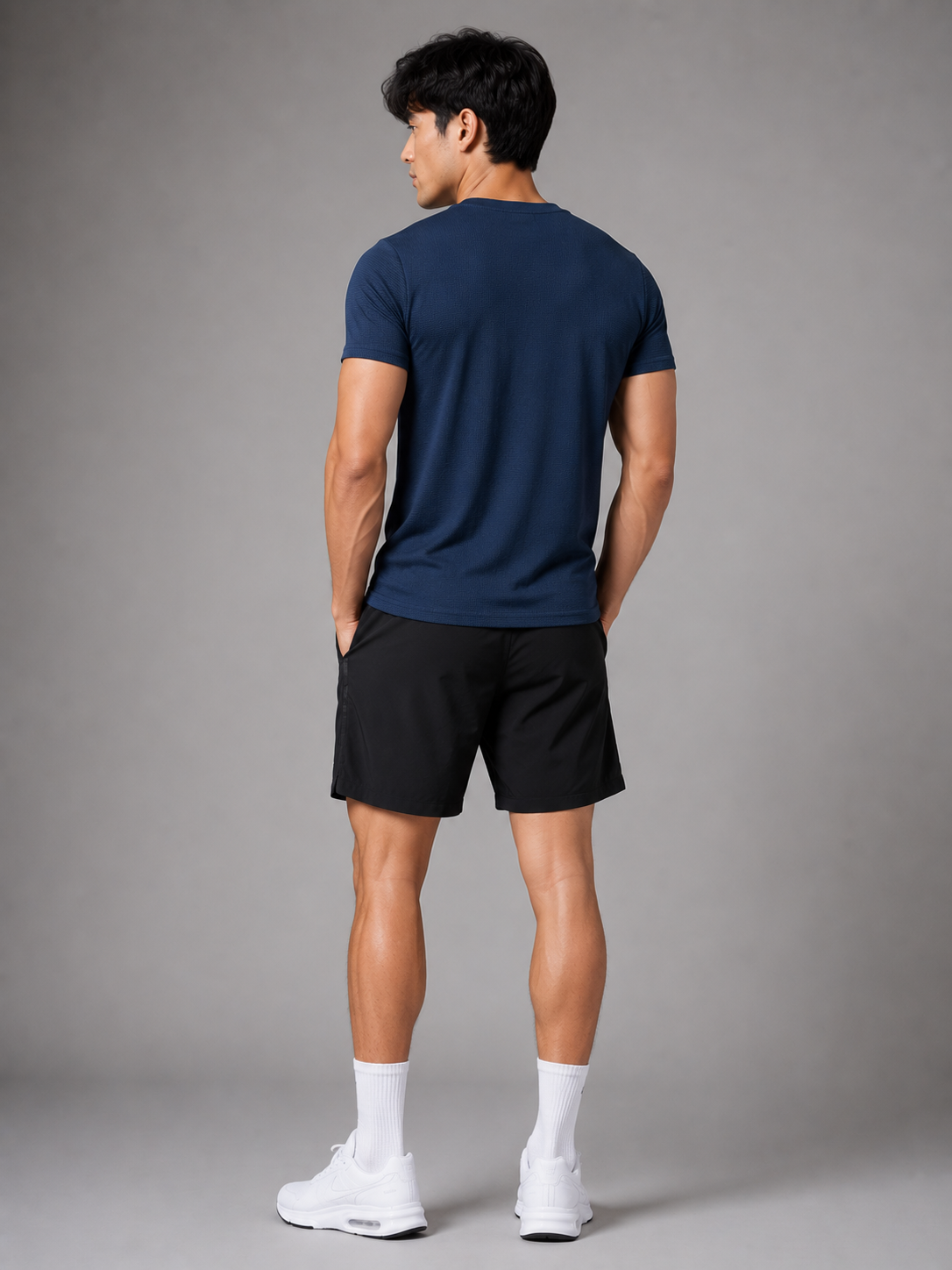 Plain Waffle Knit Shirt