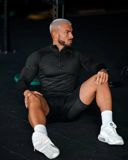 Half-Zip Fitness T-Shirt