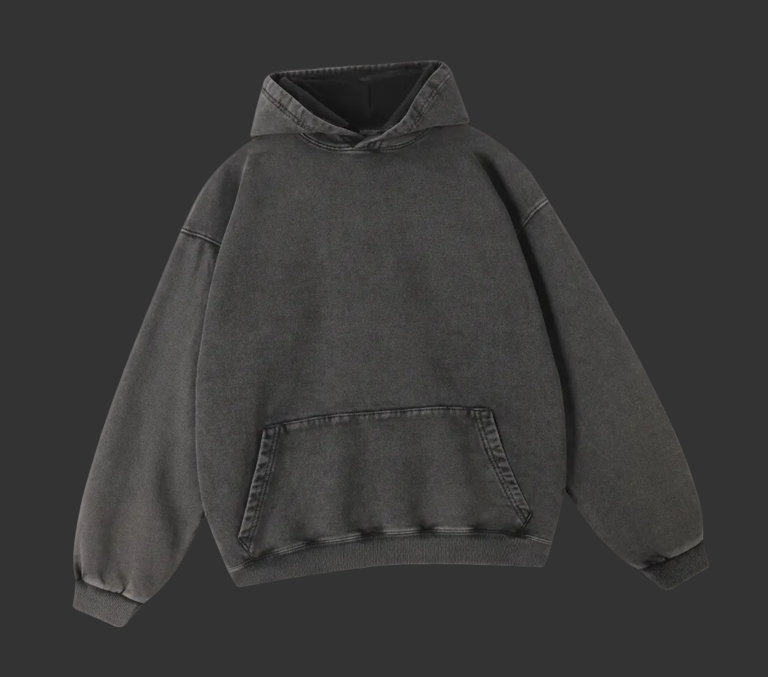 Vintage Wash Oversized Hoodie