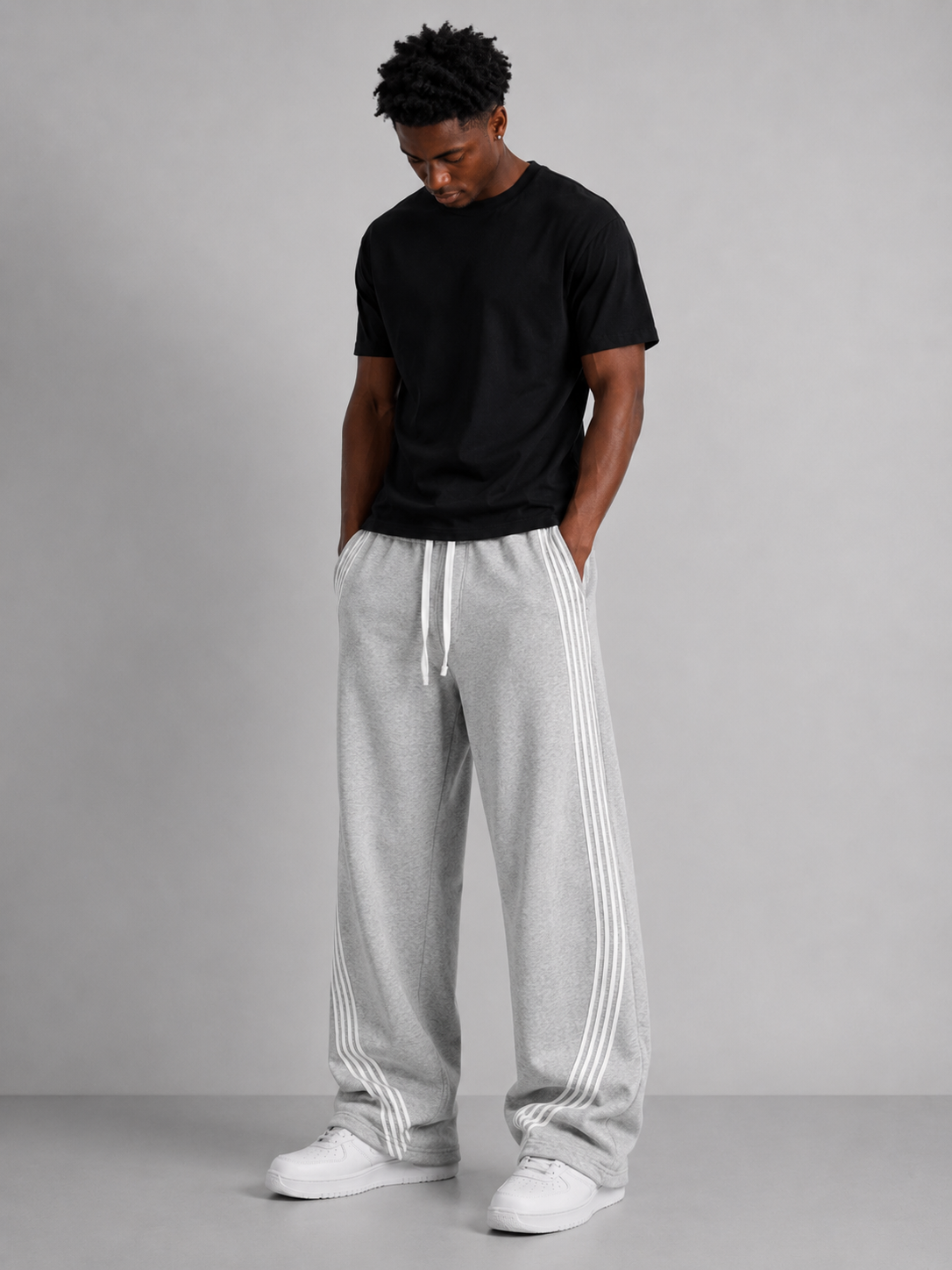 Striped Fleece Pants