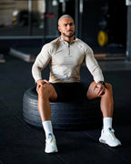 Half - Zip Fitness T-Shirt - Vanguard Athletics