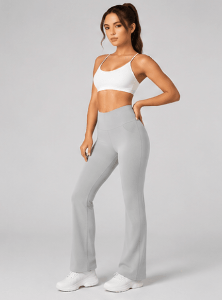 High Waist Flared Pants - Vanguard Athletics