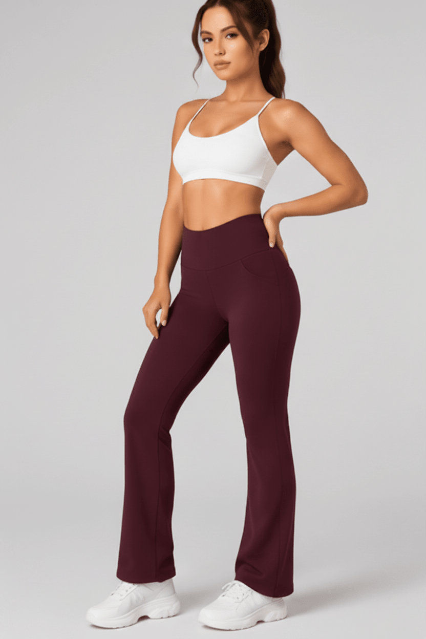 High Waist Flared Pants - Vanguard Athletics