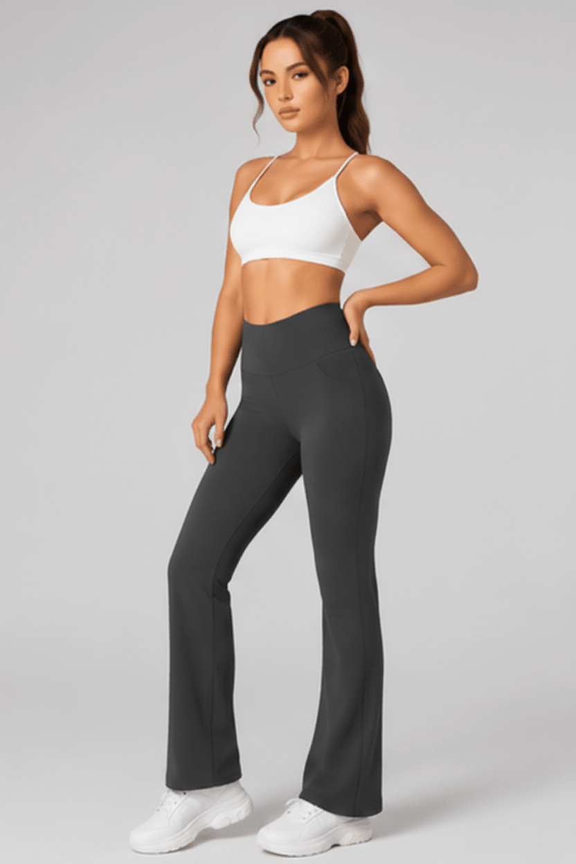 High Waist Flared Pants - Vanguard Athletics