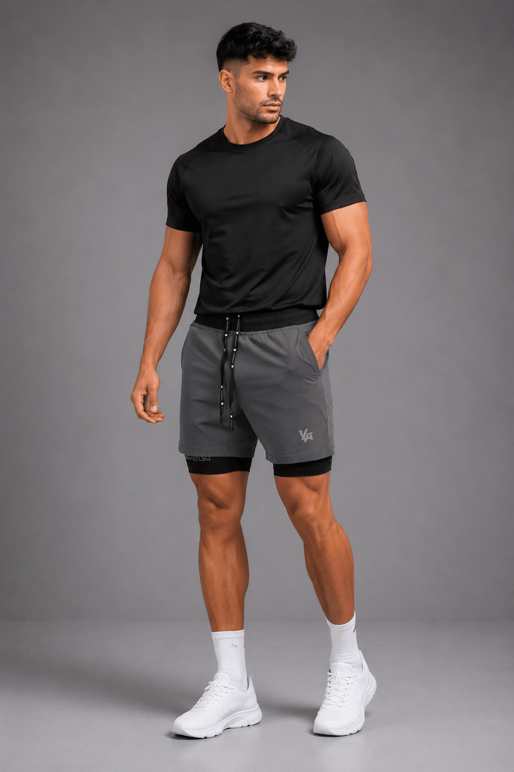 Mens shorts with compression - Vanguard Athletics