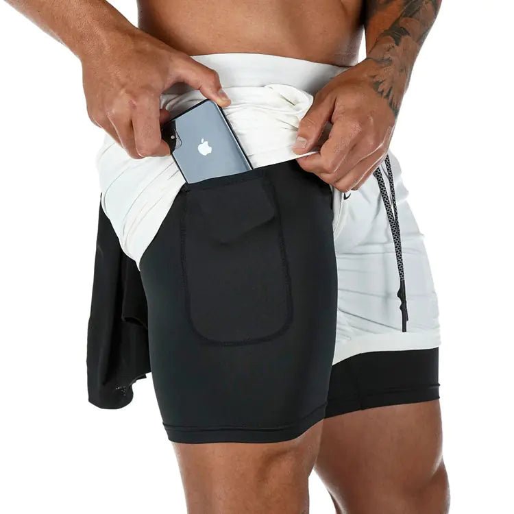 Mens shorts with compression - Vanguard Athletics