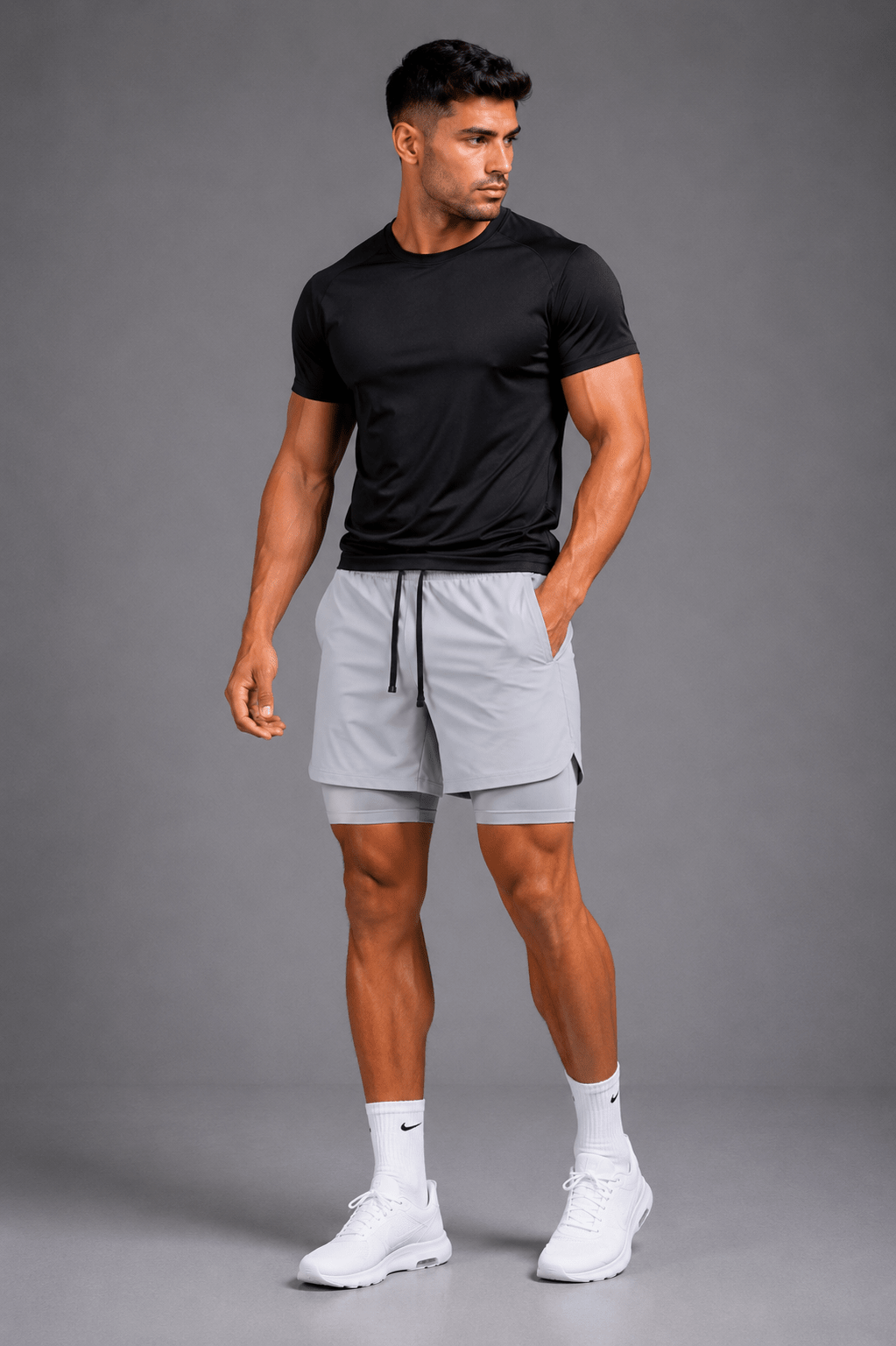 Mens shorts with compression - Vanguard Athletics