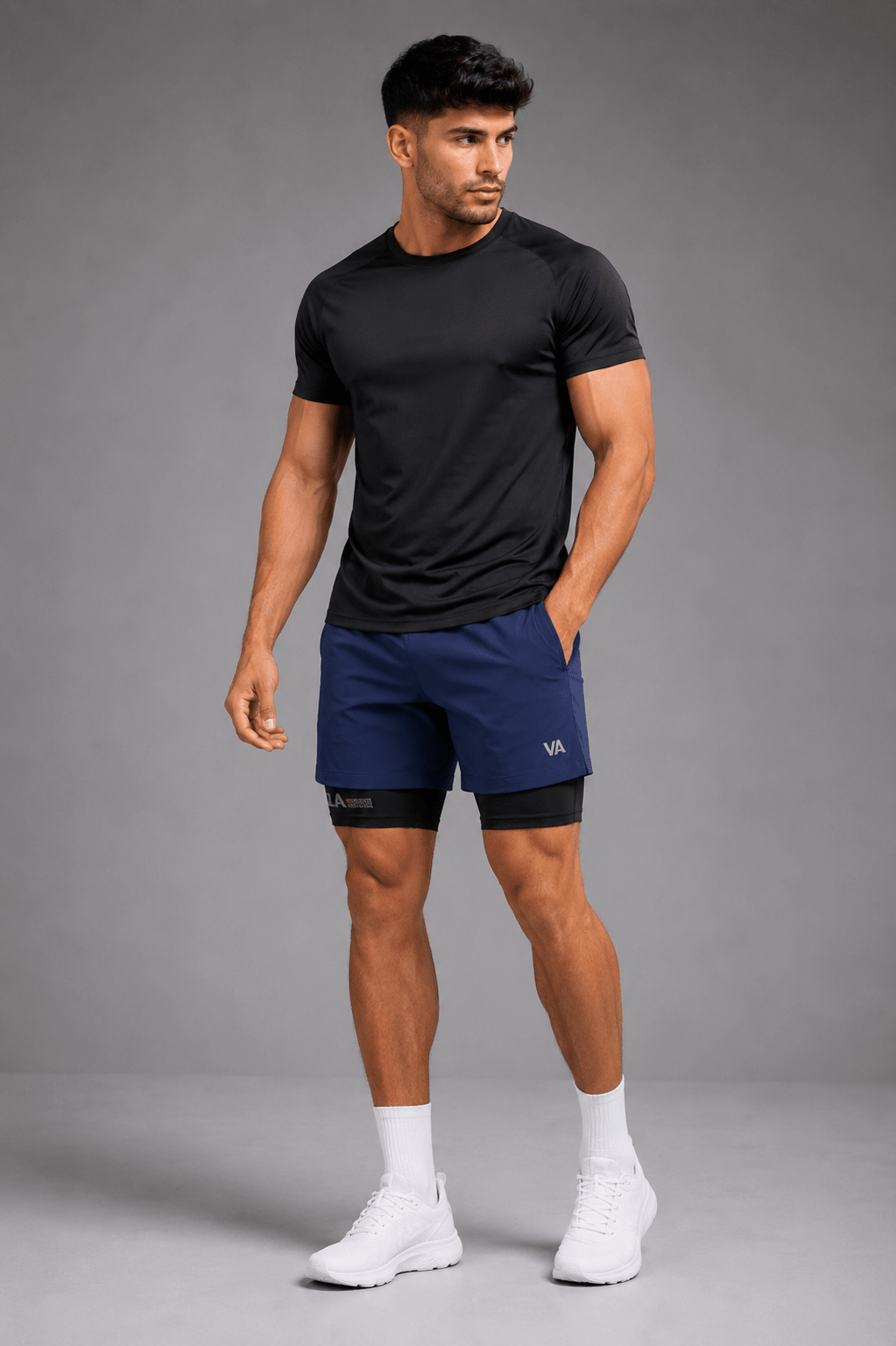 Mens shorts with compression - Vanguard Athletics