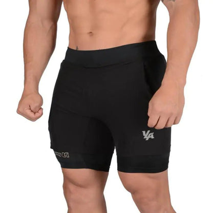Mens shorts with compression - Vanguard Athletics