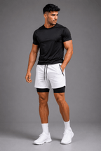 Mens shorts with compression - Vanguard Athletics
