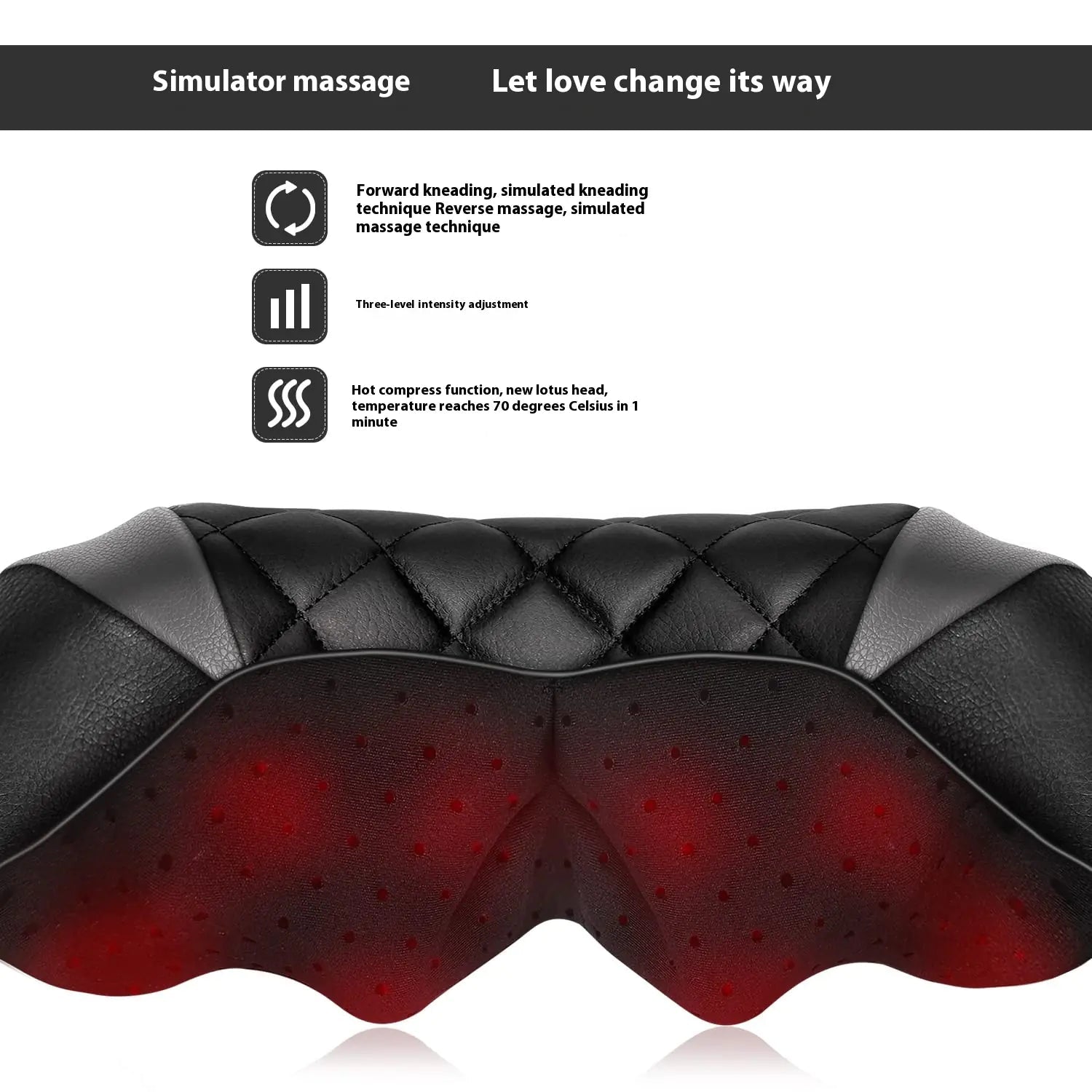 Neck Massager Kneading Heat Wrap - Vanguard Athletics
