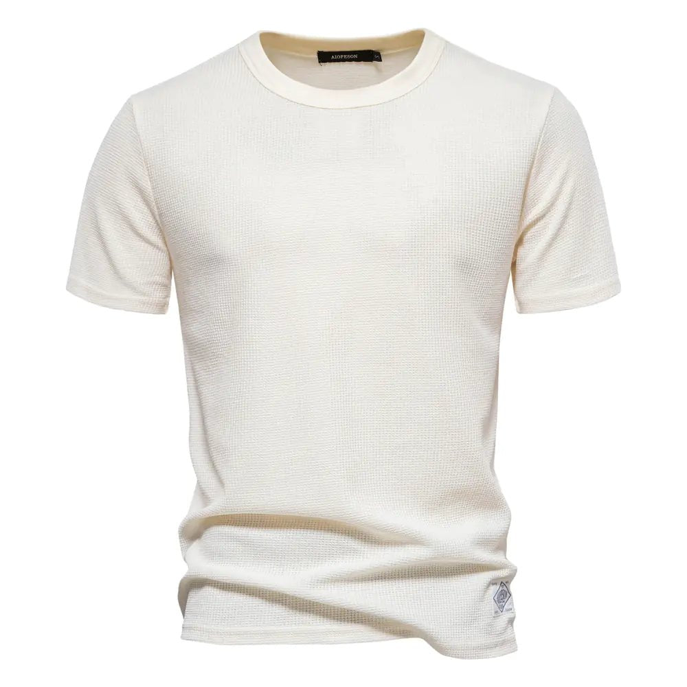 Plain Waffle Knit Shirt - Vanguard Athletics