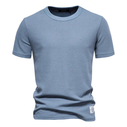 Plain Waffle Knit Shirt - Vanguard Athletics