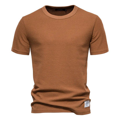 Plain Waffle Knit Shirt - Vanguard Athletics