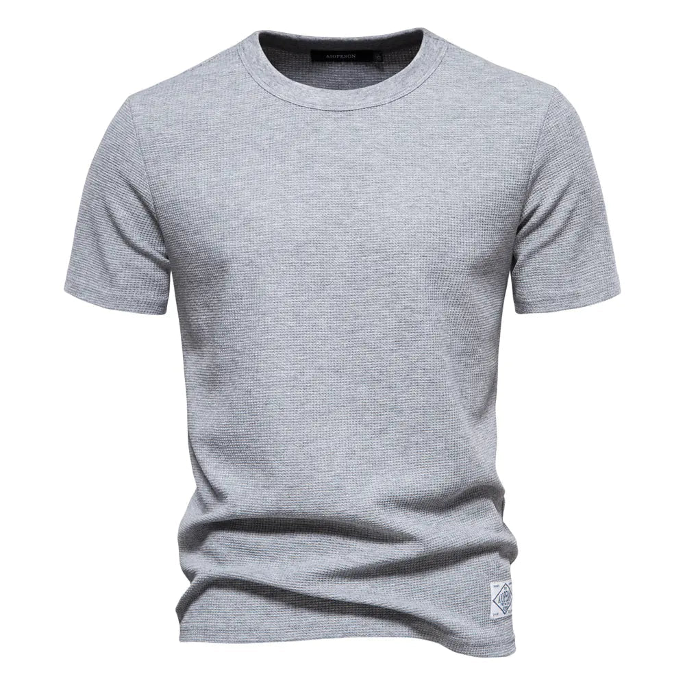 Plain Waffle Knit Shirt - Vanguard Athletics
