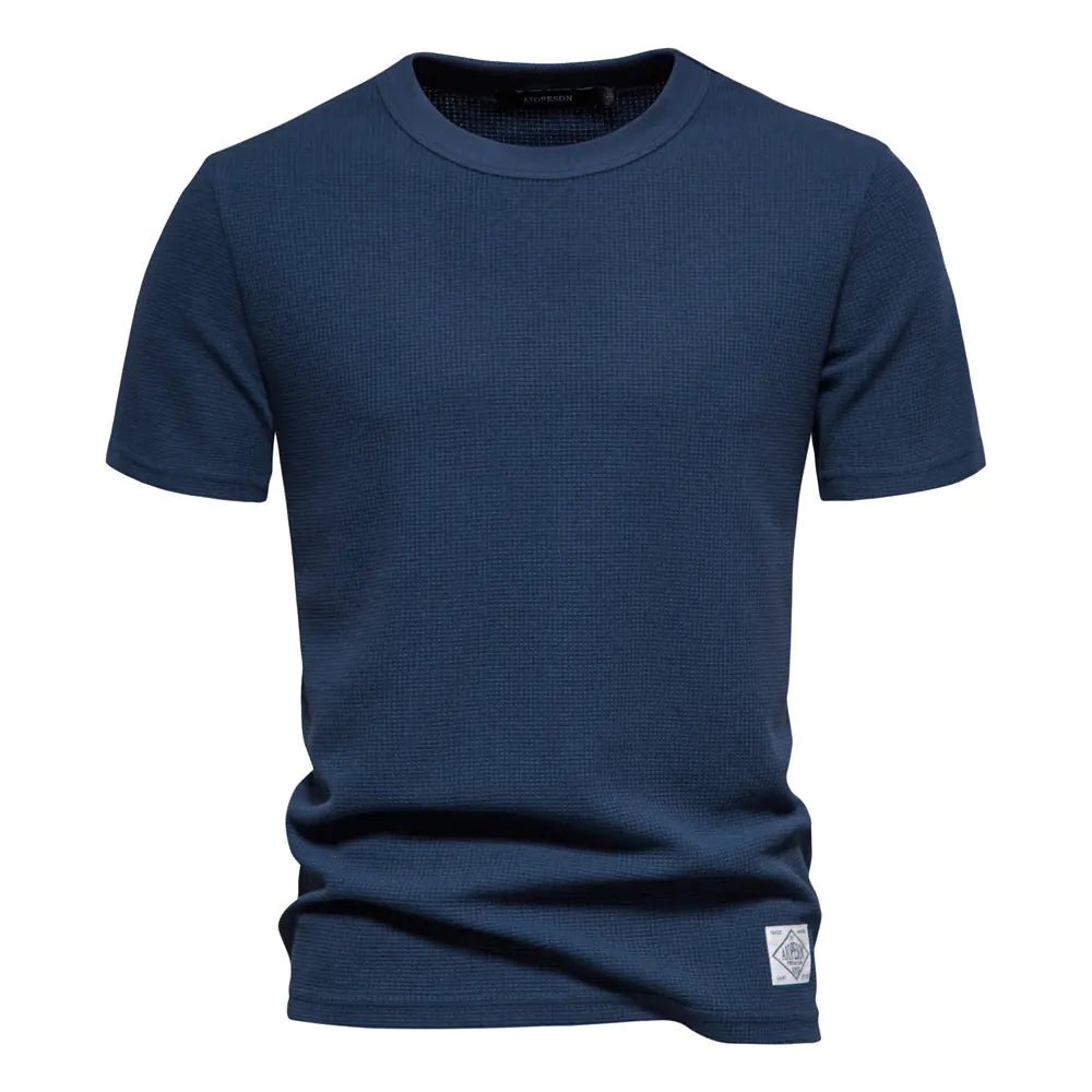 Plain Waffle Knit Shirt - Vanguard Athletics