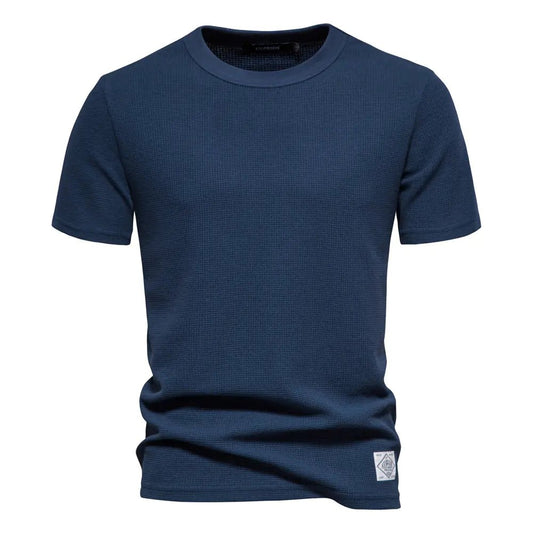 Plain Waffle Knit Shirt - Vanguard Athletics