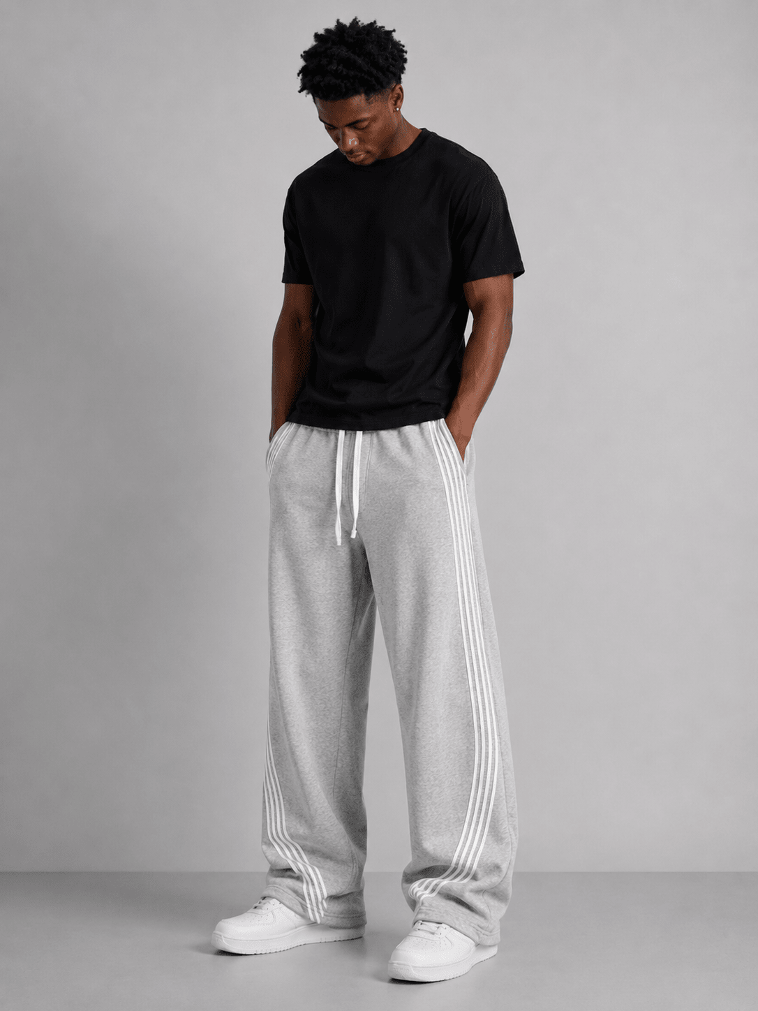 Striped Fleece Pants - Vanguard Athletics