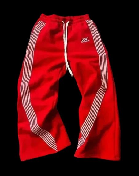 Unisex Striped Fleece Pants - Vanguard Athletics