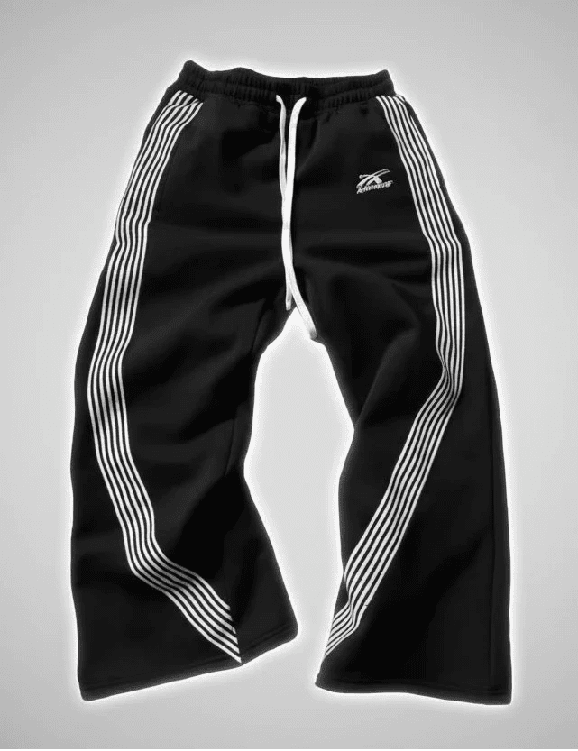 Unisex Striped Fleece Pants - Vanguard Athletics