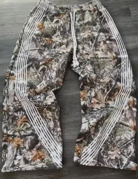 Unisex Striped Fleece Pants - Vanguard Athletics