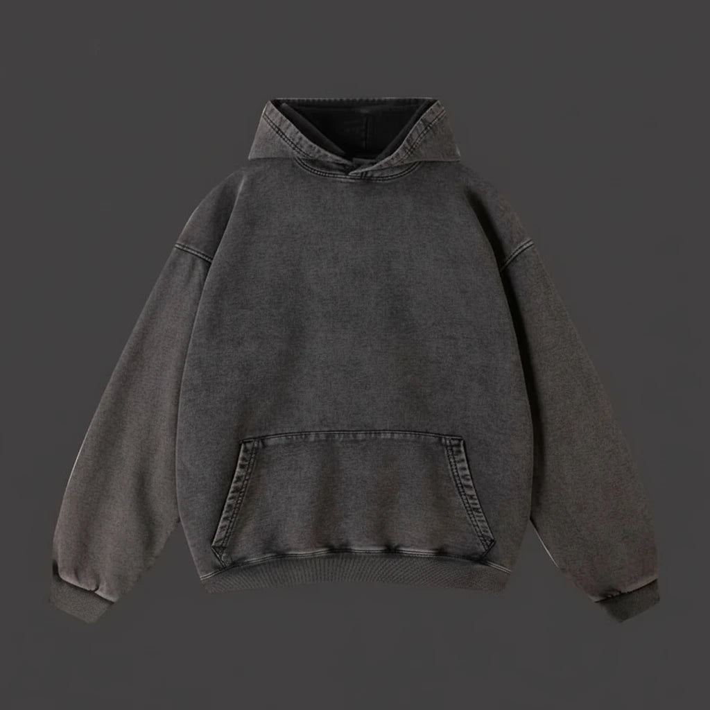 Vintage Wash Oversized Hoodie - Vanguard Athletics