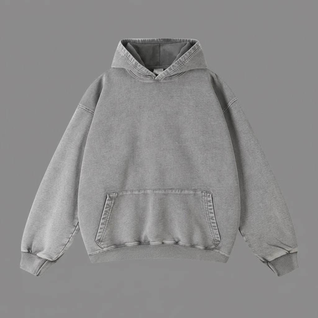Vintage Wash Oversized Hoodie - Vanguard Athletics