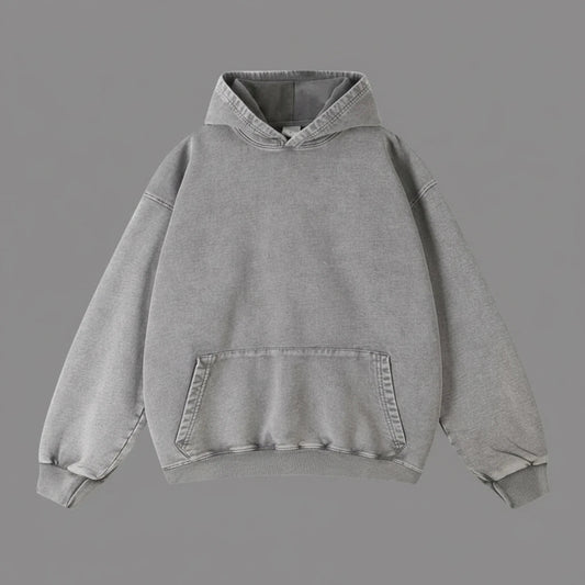 Vintage Wash Oversized Hoodie - Vanguard Athletics