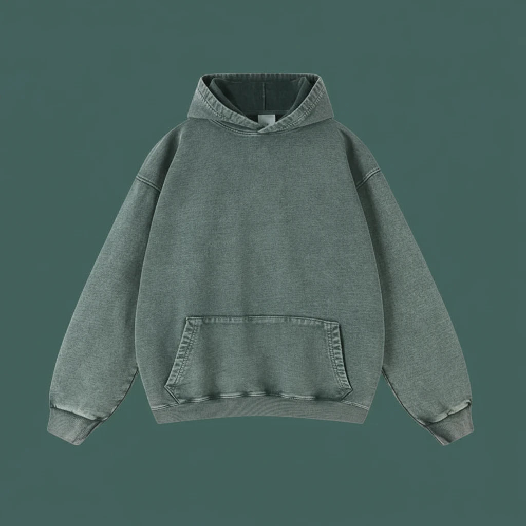 Vintage Wash Oversized Hoodie - Vanguard Athletics