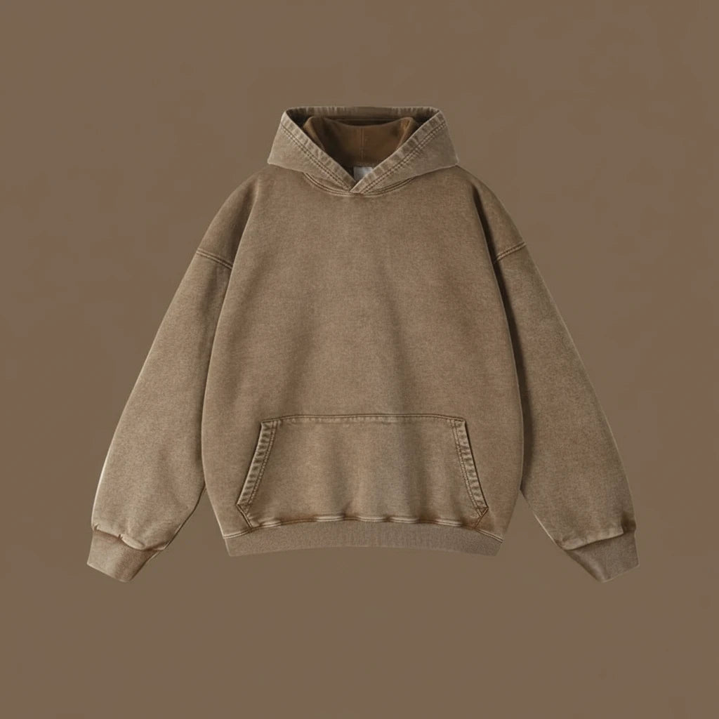 Vintage Wash Oversized Hoodie - Vanguard Athletics