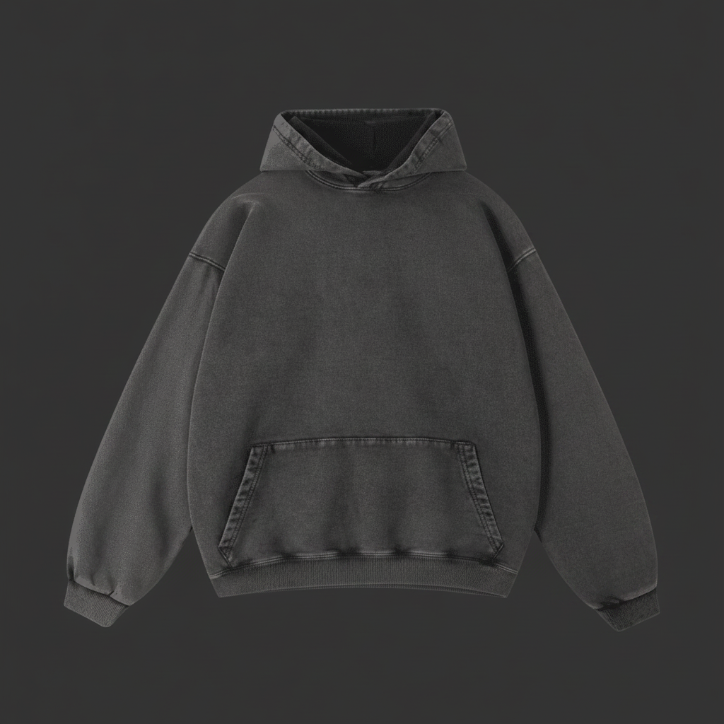 Vintage Wash Oversized Hoodie - Vanguard Athletics